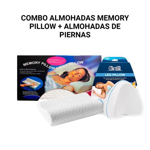 1 Almohada Memory Pillow + 1 Piernas