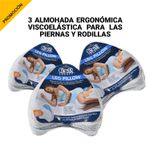 3-Almohadas-Ergonomicas-Viscoelastica-Para-Las-Piernas-Y-Rodillas