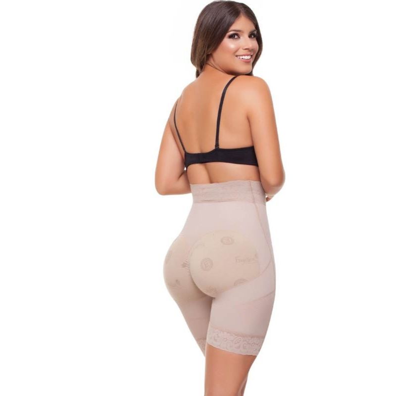 Short-Faja-Fajitex-Levanta-Cola-Media-Pierna-Pretina-Alta---Talla-L