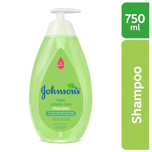 Shampoo para Bebés Johnsons Manzanilla Natural 750ml