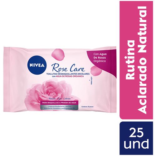 NIVEA Toallitas Desmaquilladoras Roses 25 UDS