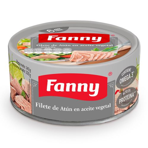 ATUN FILETE ACEIT VEG. FANNY 140 GR