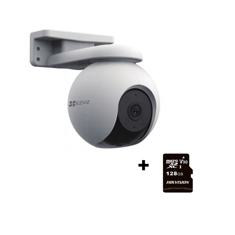 Camara-inalambrica-WiFi-360°-Exterior-1080P-Doble-lente-C8PF---MicroSD-128GB---Ezviz