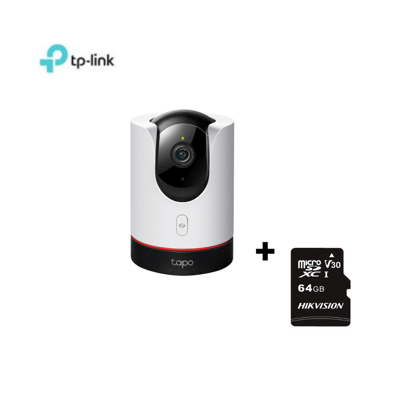 Camara-de-seguridad-Wi-Fi-con-giro-Tapo-C225---MicroSD-64-GB---Tp-Link