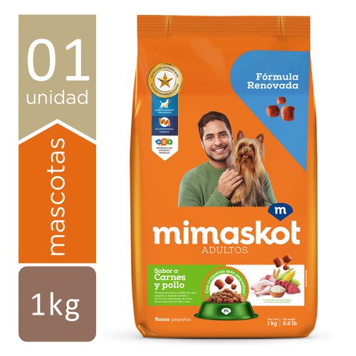 MIMASKOT ADULTOS RAZA PEQUEÑA 1KG