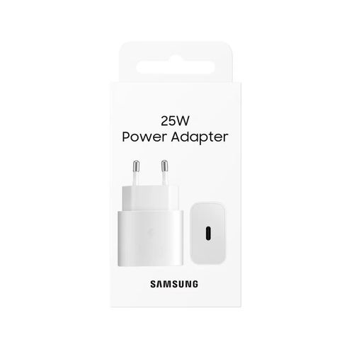 Adaptador eléctrico de 25W Samsung A05 Original Blanco