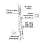 Escalera-Telescopica-24-Peldaños-Capacidad-De-Carga-175-Kg-Truper