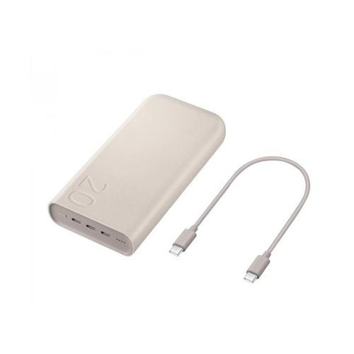 Batería Power Bank 20000mah Samsung 45w Carga Rápida - Beige