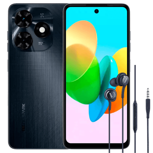 TECNO SPARK 20C 256GB 4GB RAM - NEGRO + AUDIFONOS AKG - copy