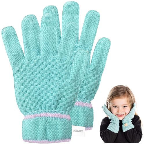 Guantes de Invierno para Niños Verde Agua GI350