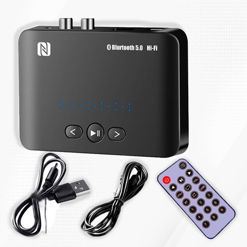 Receptor Bluetooth 5,0 de 15m, disco U, NFC, 3,5mm.