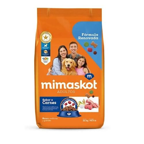 MIMASKOT ADULTOS SABOR CARNE 22KG