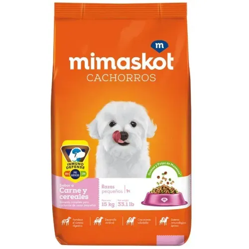 MIMASKOT CACHORROS RAZAS PEQUEÑAS 15KG