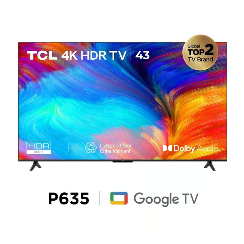 TELEVISOR-TCL-UHD-4K-43--SMART-TV-43P635-GOOGLE-TV-Oferta-