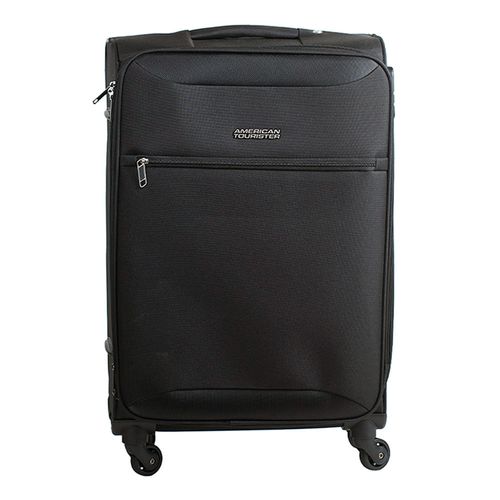 Maleta grande American Touriste Oasis 4 ruedas, peso 3.8kg, negro