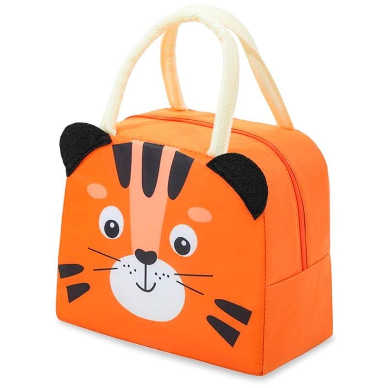 Lonchera-Termica-Fiambrera-Portatil-para-Niños-Tigre-Naranja-52L