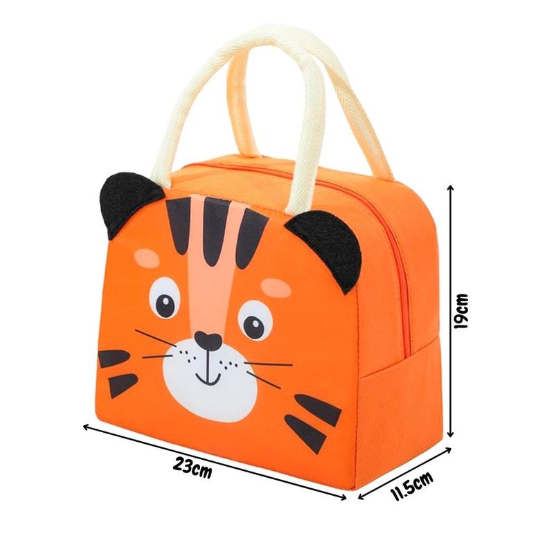 Lonchera-Termica-Fiambrera-Portatil-para-Niños-Tigre-Naranja-52L