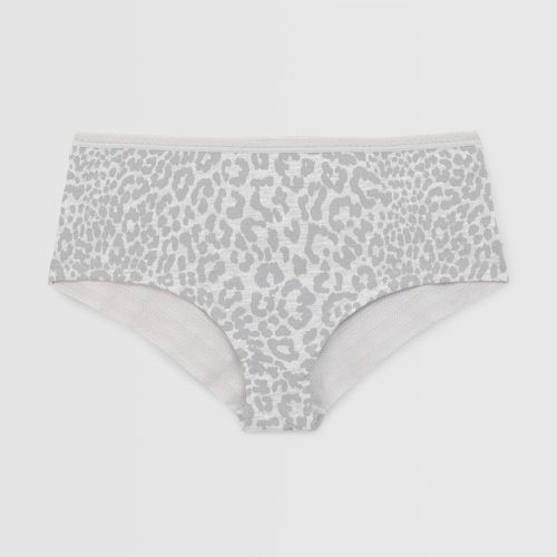 Calzón Hipster Mujer Anim Print Gris Madison