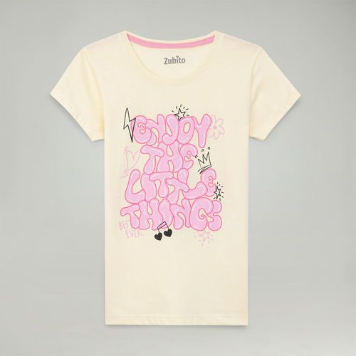 Polo Manga Corta Para Teen Niña Zubito Basic Jer BEIGE