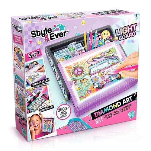 Kit De Maquillaje Style 4 Ever Diamond 3 In 1 Led Case