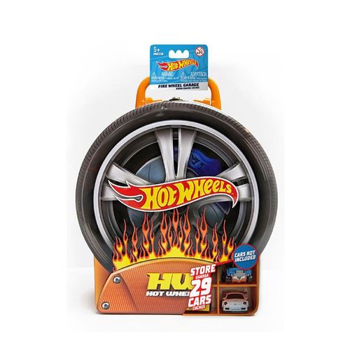 Maletin Metálico Rueda Llamas Hot Wheels X29 Autos