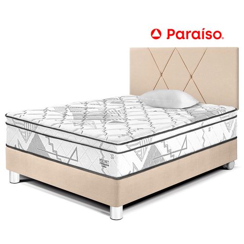 Dormitorio Pocket Advance 1.5 Plazas Champagne