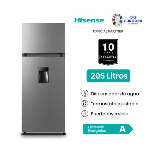 Refrigeradora Hisense Top Mount 205L RD267H  Gris