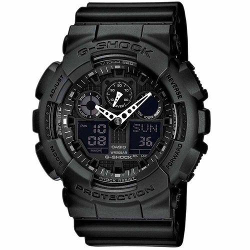 Reloj Casio G-Shock GA100-1A1 Digital Analógico Acuático Luz Automática Negro