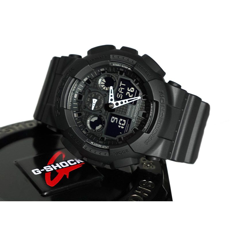Reloj-Casio-G-Shock-GA100-1A1-Digital-Analogico-Acuatico-Luz-Automatica-Negro