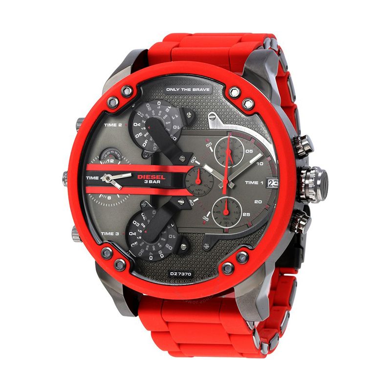 Reloj-Diesel-Mr-Daddy-DZ7370-Red-and-Silver-para-Caballero-Nuevo-Original