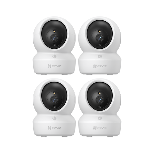 Kit de 4 cámaras de seguridad para interiores H6C Pro Full HD - Ezviz