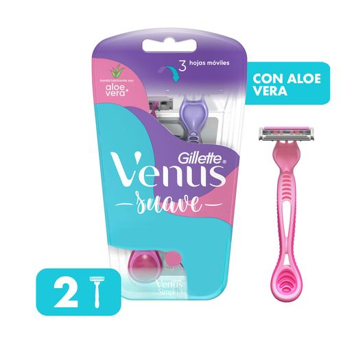 Máquina para Afeitar Gillette Venus Simply3  2 unidades