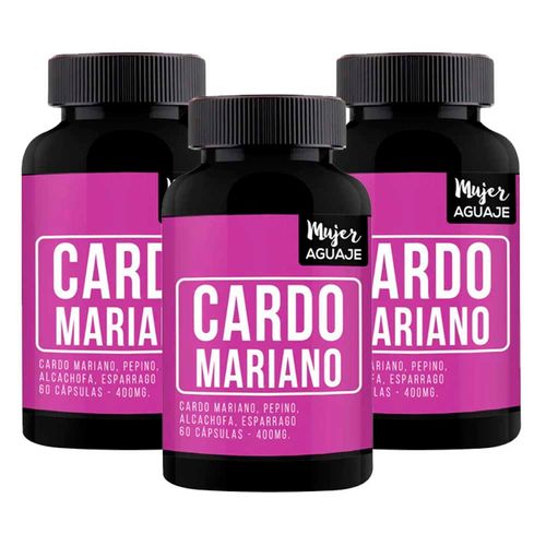 Cardo Mariano 400 mg Mujer Aguaje Pack x 3