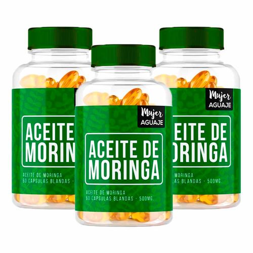 Moringa 500 mg Cápsulas blandas Mujer Aguaje Pack x 3