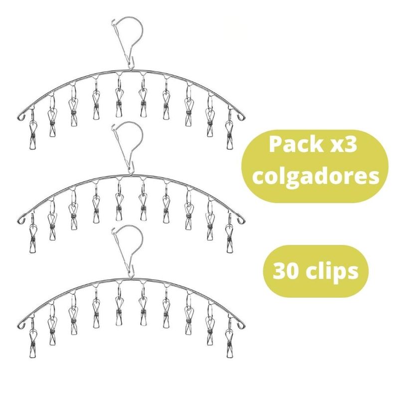 Set-de-3-Colgadores-de-Ropa-30-Clips-Ganchos--Trapeador-360°-MD-MG