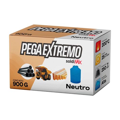 Pegamento Líquido Soldimix Pegaextremo Neutro 900gr