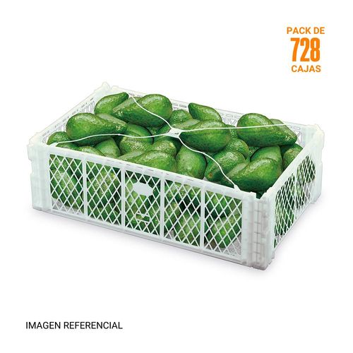 Pack de 728 Cajas Pallet P19 con tirantes Polinplast