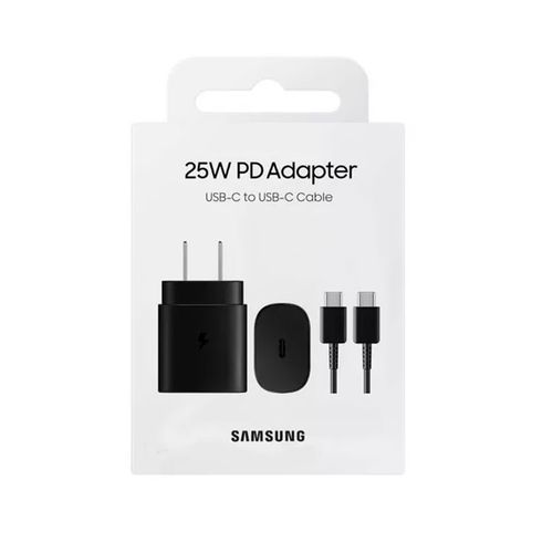 Cargador 25W Samsung USB C de Carga Rápida Original Negro