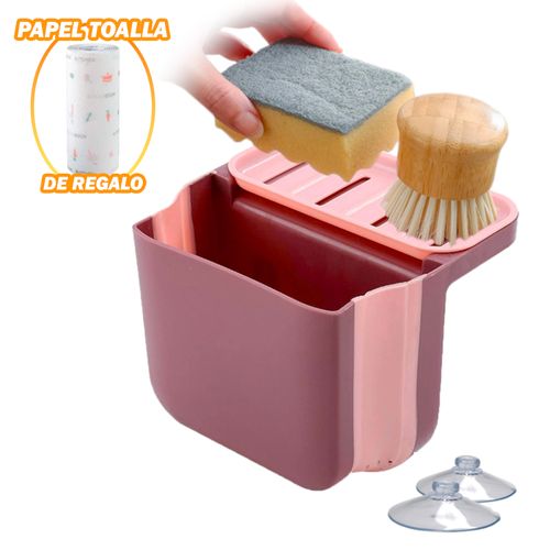 Escurridor Plegable Porta Esponjas RS Y Papel Toalla Reutilizable