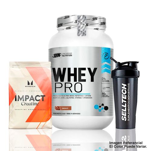 Whey Pro 1.1Kg Chocolate+Creatina Myprotein 250gr+Shaker