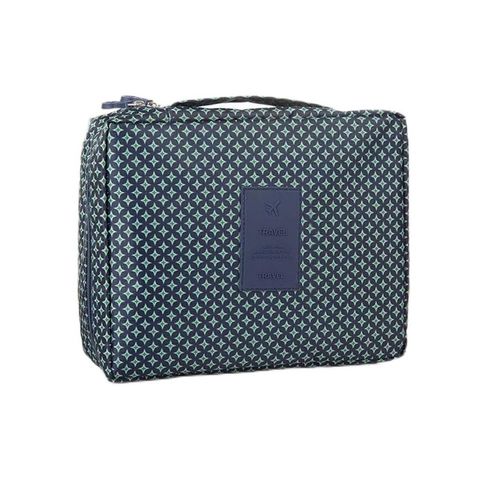 Neceser Estuche Organizador de maquillaje bolso de viaje - Azul Oscuro