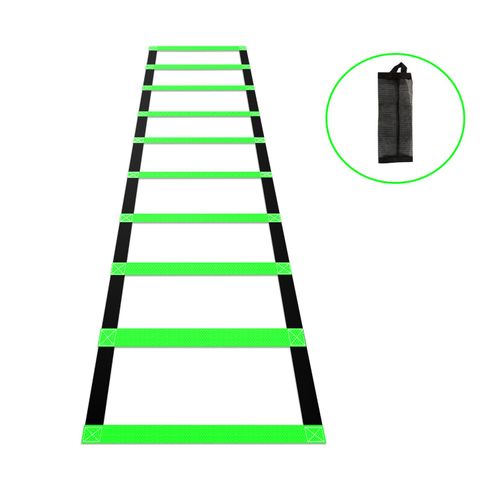 ESCALERA PARA AGILIDAD Y COORDINACIÓN CON FUNDA TODO DEPORTE VERDE