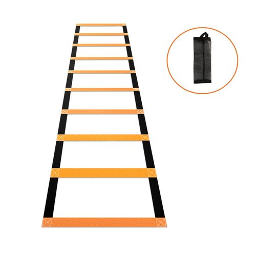 ESCALERA PARA AGILIDAD Y COORDINACIÓN CON FUNDA TODO DEPORTE NARANJA