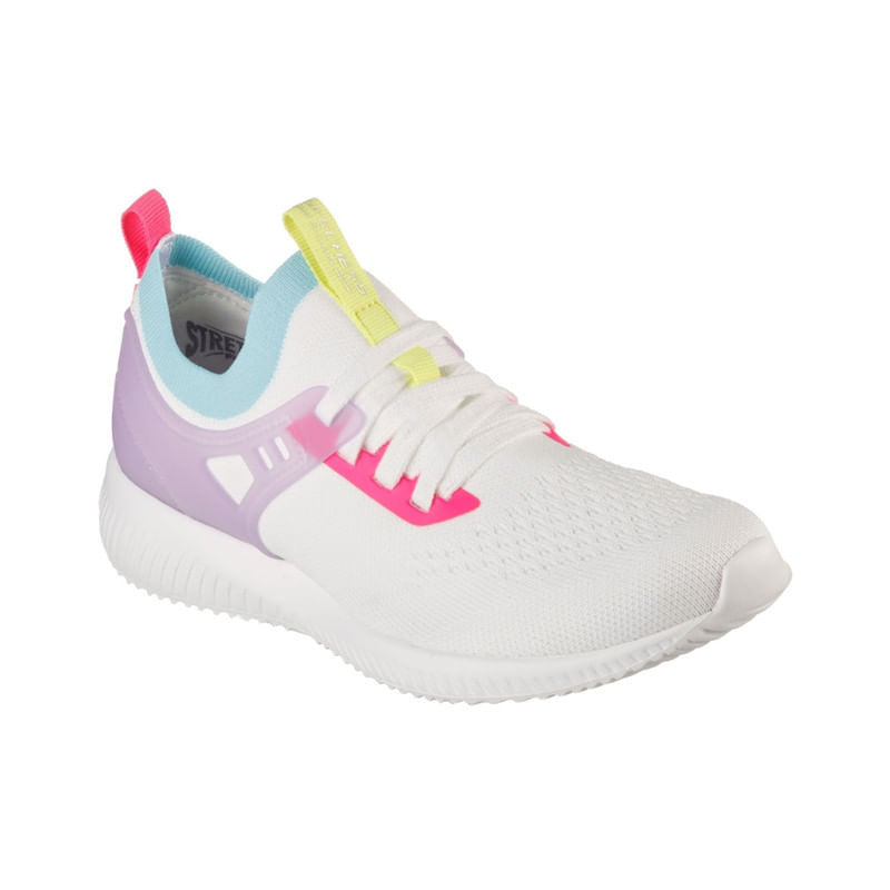 Zapatillas-Running-Skechers-Bobs-Squad-Chaos-117283WMLT-Blanco-9