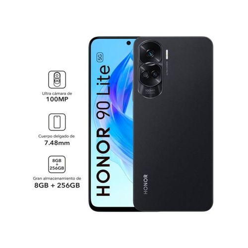 HONOR 90 Lite 6.7" 8GB 256GB 100M+5M+2M Negro