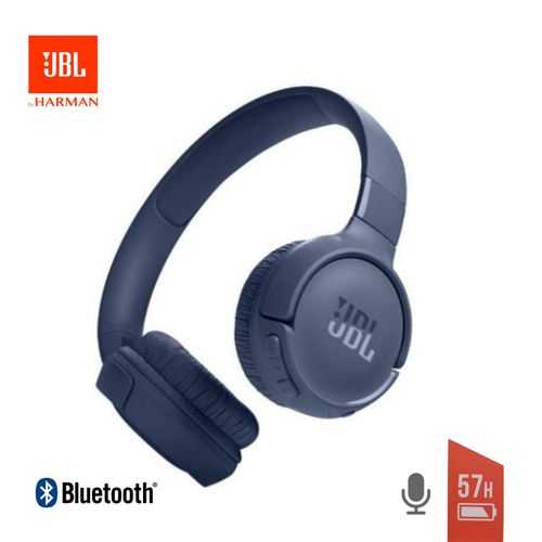 Audifonos Bluetooth JBL 5.3 Pure Bass Sound Tune 520BT Azul