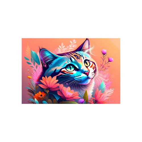 Diamond Painting Blossom Cat 20x30cm