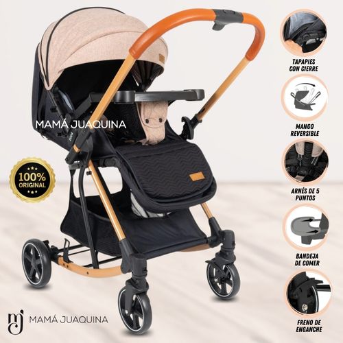 COCHE CUNA MECEDORA «GRAND VENICE» BEIGE