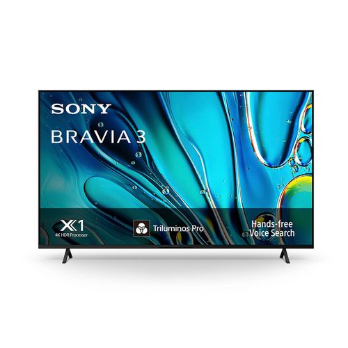 TV 55" BRAVIA 3 | 4K HDR Processor X1™ | 4K Ultra HD | Alto rango dinámico (HDR) | Smart TV (Google TV)