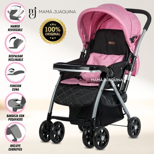 Coche Cuna de Lujo «VINCENT» Rosa